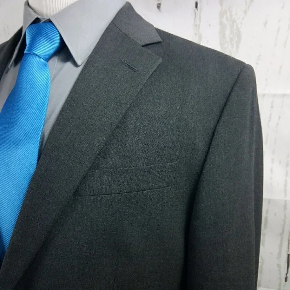 Banana Republic Modern 44L Gray Suit Blazer Sport